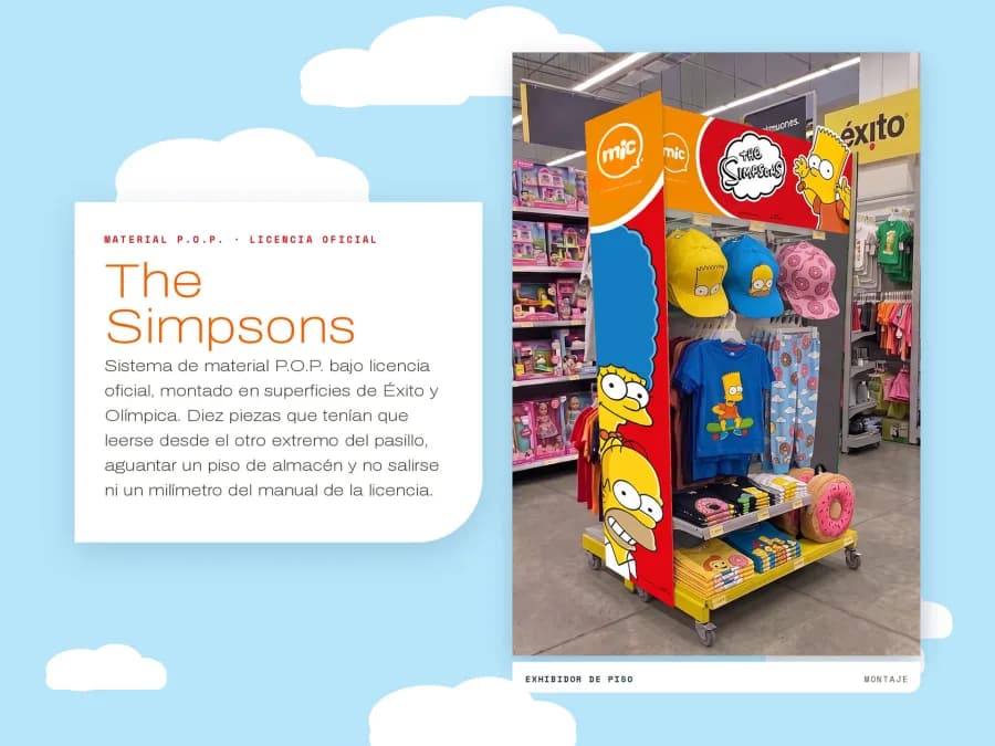 Vista del proyecto The Simpsons