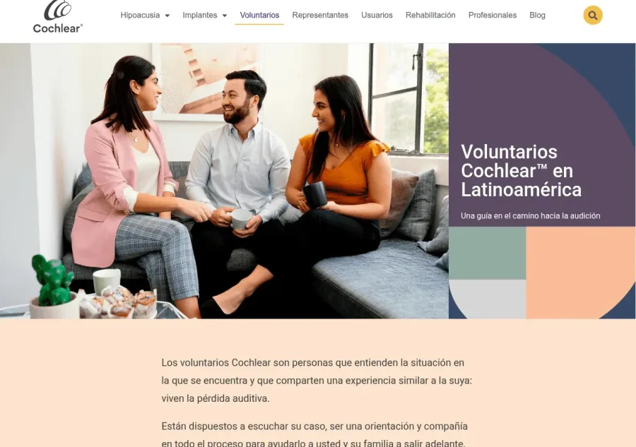 Vista del proyecto Cochlear