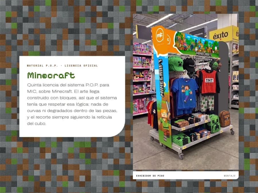 Vista del proyecto Minecraft
